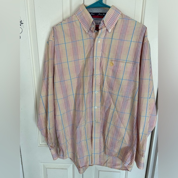 George Strait Wrangler Button Down Long Sleeve One Pocket Shirt-please see desc - Picture 1 of 8